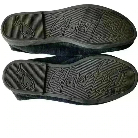Black Canvas Blowfish Flats  Size 7 - Picture 3 of 6